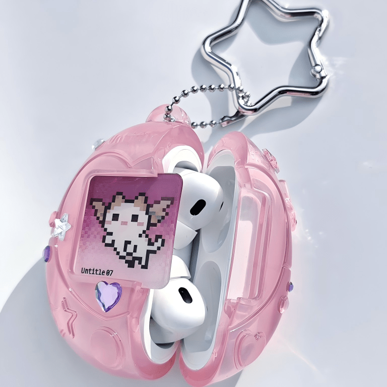 Y2K Tamagotchi Untitle 07 AirPods Earphone Case - ArtGalleryZen