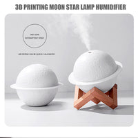 Thumbnail for 3D Moon Air Humidifier Night Light - ArtGalleryZen
