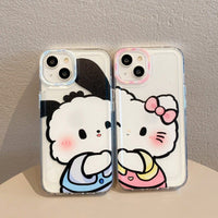 Thumbnail for Anime Hello kitty & Pochacco Kawaii iPhone Case - ArtGalleryZen