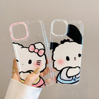 Thumbnail for Anime Hello kitty & Pochacco Kawaii iPhone Case - ArtGalleryZen