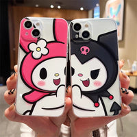Thumbnail for Anime My Melody Kuromi Kawaii iPhone Case - ArtGalleryZen
