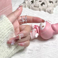 Thumbnail for Chic Adjustable Crystal Bowknot Ring - ArtGalleryZen