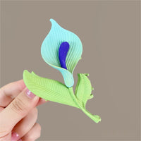 Thumbnail for Chic Calla Lily Chignon Claw Clip Hair Clip - ArtGalleryZen