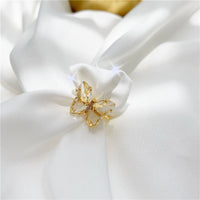 Thumbnail for Chic Crystal Butterfly Ring - ArtGalleryZen