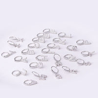 Thumbnail for Chic CZ Inlaid Dangling Initial Letter Nose Piercing Nose Hoop - ArtGalleryZen