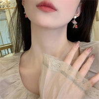 Thumbnail for Chic Dangling Rose Earrings - ArtGalleryZen