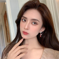 Thumbnail for Chic Dangling Rose Earrings - ArtGalleryZen