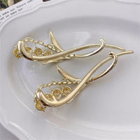 Thumbnail for Chic Enamel Bellflower Hair Twist Clip - ArtGalleryZen