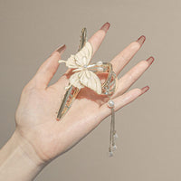 Thumbnail for Chic Enamel Butterfly Chignon Claw Clip Hair Clip - ArtGalleryZen