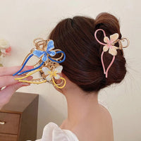 Thumbnail for Chic Enamel Colorful Butterfly Chignon Claw Clip Hair Clip - ArtGalleryZen