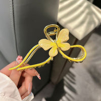 Thumbnail for Chic Enamel Colorful Butterfly Chignon Claw Clip Hair Clip - ArtGalleryZen