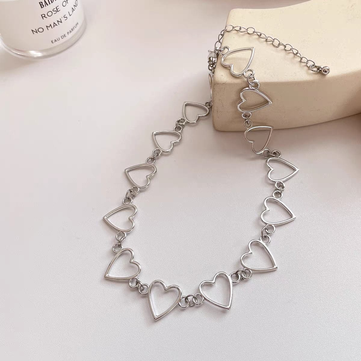 Chic Heart Chain Necklace - ArtGalleryZen