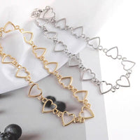 Thumbnail for Chic Heart Chain Necklace - ArtGalleryZen