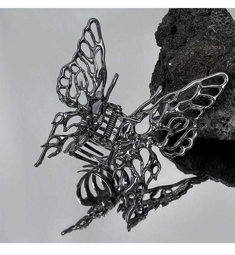 Chic Hollow Butterfly Chignon Claw Clip Hair Clip - ArtGalleryZen