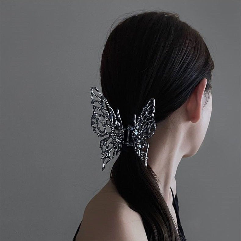 Chic Hollow Butterfly Chignon Claw Clip Hair Clip - ArtGalleryZen