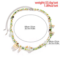 Thumbnail for Chic Layered Natural Stone Charm Cowry Tassel Seed Beaded Belly Chain Set - ArtGalleryZen