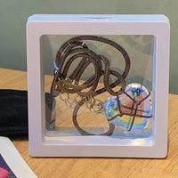 Thumbnail for Chic Natural Crystal Heart Pendant Choker Necklace - ArtGalleryZen