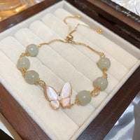 Thumbnail for Chic Opal Healing Stone Butterfly Bracelet - ArtGalleryZen