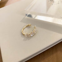 Thumbnail for Chic Pearl Shell Flower Ring - ArtGalleryZen