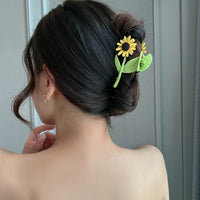 Thumbnail for Chic Sunflower Chignon Claw Clip Hair Clip - ArtGalleryZen
