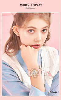 Thumbnail for Genuine Sanrio Hello Kitty Waterproof Multifunction Electronic Dual Display Quartz Watch - ArtGalleryZen