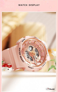 Thumbnail for Genuine Sanrio Hello Kitty Waterproof Multifunction Electronic Dual Display Quartz Watch - ArtGalleryZen