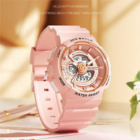 Thumbnail for Genuine Sanrio Hello Kitty Waterproof Multifunction Electronic Dual Display Quartz Watch - ArtGalleryZen