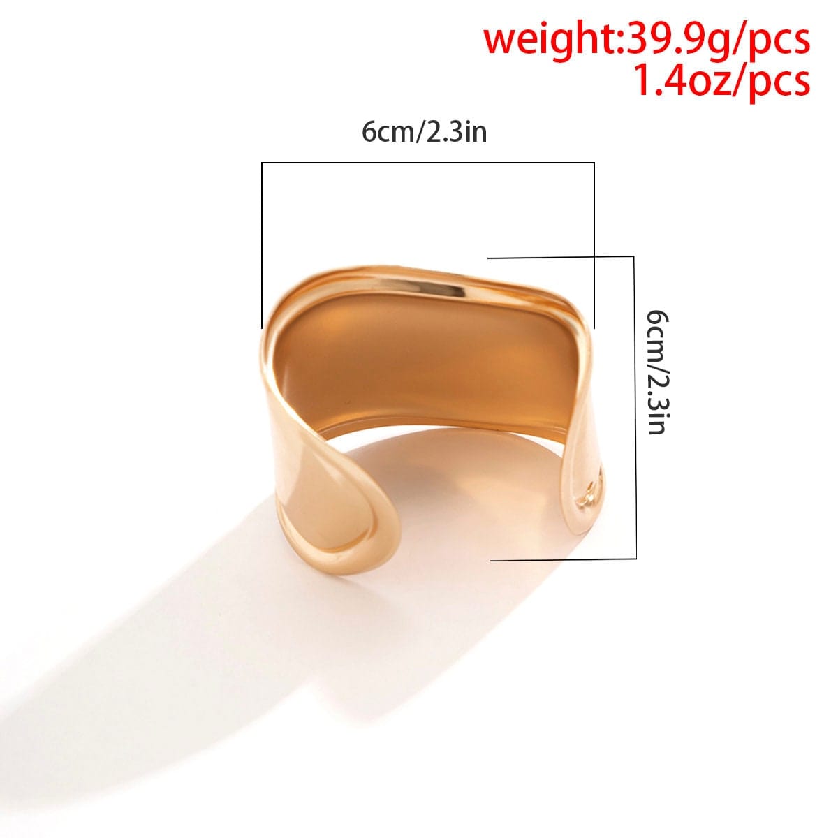 Geometric Gold Silver Plated Metallic Open Wide Cuff Bangle Bracelet - ArtGalleryZen