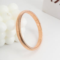 Thumbnail for Geometric Metallic Bangle Bracelet - ArtGalleryZen