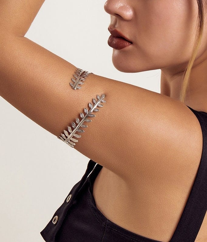 Brass Spiral Upper Arm Bracelet, Arm Cuff Armlet Bangle Bracelet Women  Jewelry | eBay