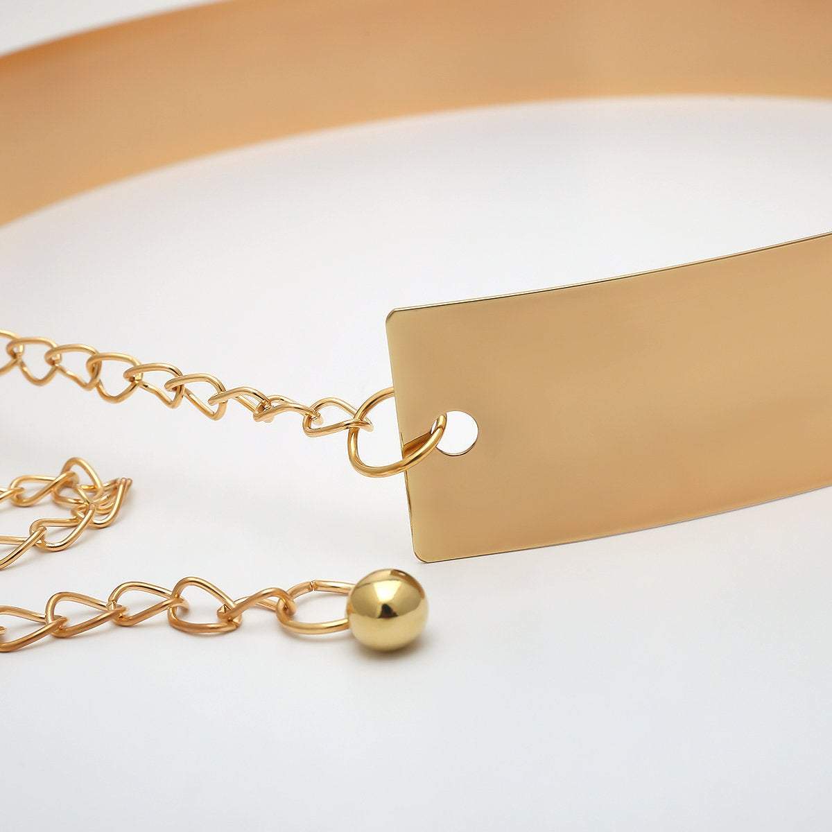 Gold Stylish Girls Ladies Women Skinny Waist Belt - ArtGalleryZen