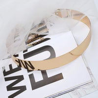 Thumbnail for Gold Stylish Girls Ladies Women Skinny Waist Belt - ArtGalleryZen
