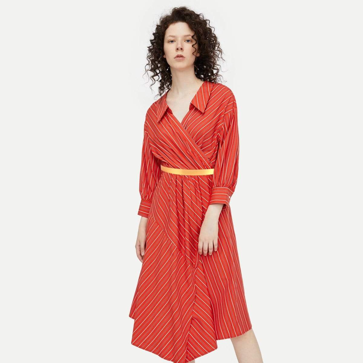 Gold Tone Stylish Waist Belt - Minimalist Skinny Belly Belt - I DO Wedding Sash - ArtGalleryZen