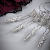 Thumbnail for Gothic Dark Nail Fingers Hand Armor Nails Claws Bracelet - ArtGalleryZen