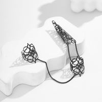 Thumbnail for Gothic Dark Nail Fingers Hand Armor Nails Claws Finger Chain Rings - ArtGalleryZen
