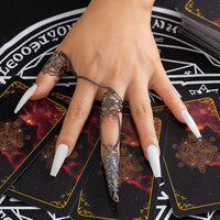 Thumbnail for Gothic Dark Nail Fingers Hand Armor Nails Claws Finger Chain Rings - ArtGalleryZen