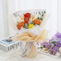 Thumbnail for Handmade Crochet Corn Poppy Flower - ArtGalleryZen