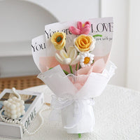 Thumbnail for Handmade Crochet Corn Poppy Flower - ArtGalleryZen