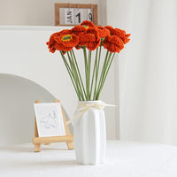 Thumbnail for Handmade Crochet Corn Poppy Flower - ArtGalleryZen