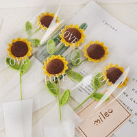 Thumbnail for Handmade Crochet Sunflower - ArtGalleryZen