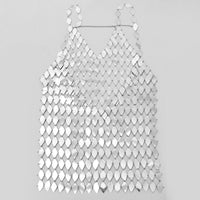 Thumbnail for Handmade Glitter Rhombic Sequin Dress - ArtGalleryZen