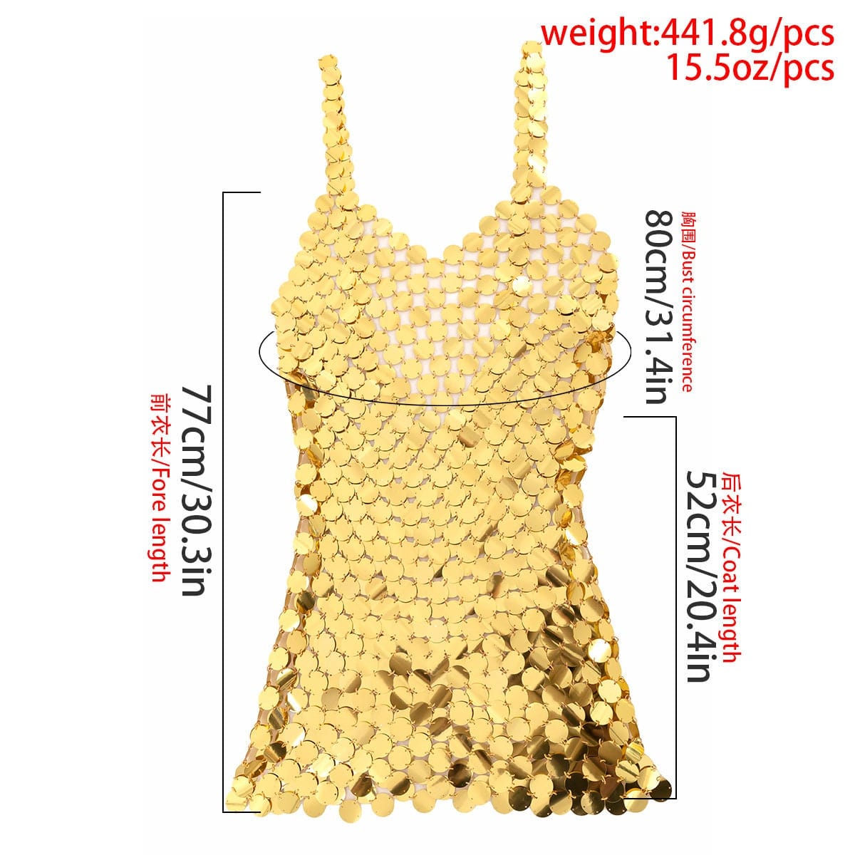 Handmade Glitter Squamous Sequins Patchwork Rave Party Midi Dress - ArtGalleryZen