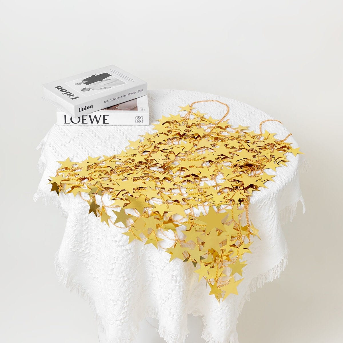 Handmade Gold Silver Tone Glitter Star Sequins Patchwork Mini Dress - ArtGalleryZen