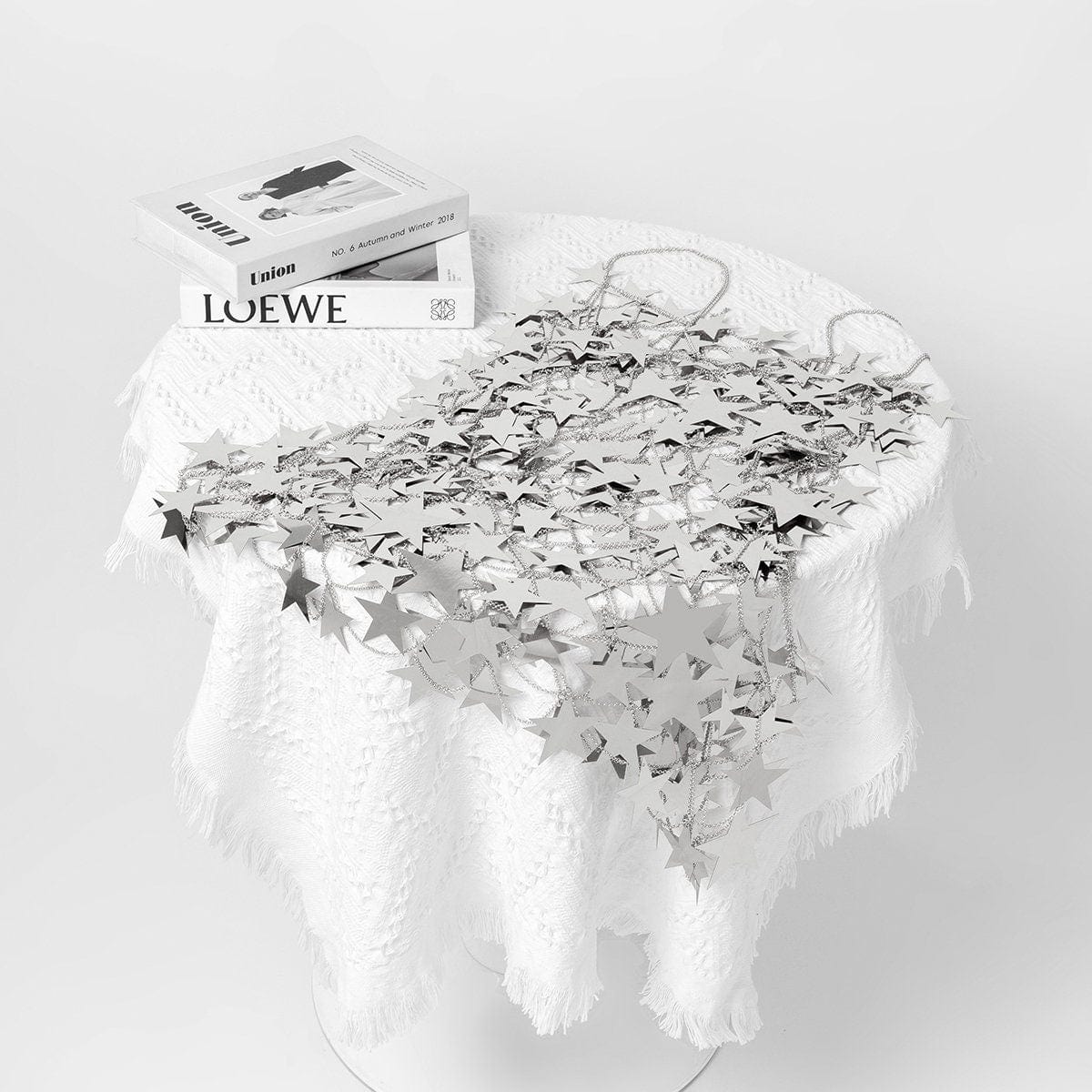 Handmade Gold Silver Tone Glitter Star Sequins Patchwork Mini Dress - ArtGalleryZen