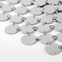 Thumbnail for Handmade squamous Sequins Patchwork Nightclub Party Dress - Sequin Tops Glitter Party Strappy Tank Top - ArtGalleryZen