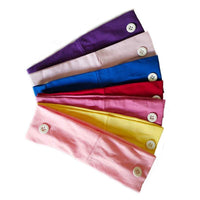 Thumbnail for Headband with Buttons for Face Mask Holder - Yoga Sports Workout Turban Headwrap for Doctors Women Men - ArtGalleryZen