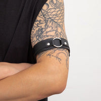 Thumbnail for Punk PU Leather Upper Arm Cuff - ArtGalleryZen