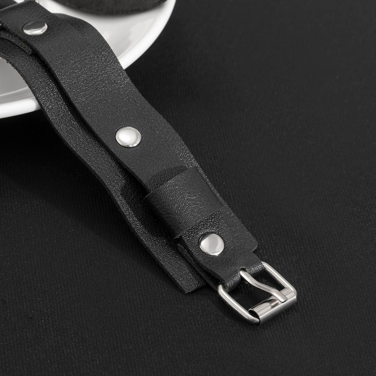 Punk PU Leather Upper Arm Cuff - ArtGalleryZen