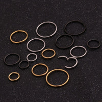 Thumbnail for Stainless Steel 16 Gauge Nose Piercing Hoop Nose Ear Ring - ArtGalleryZen