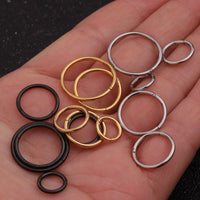 Thumbnail for Stainless Steel 16 Gauge Nose Piercing Hoop Nose Ear Ring - ArtGalleryZen